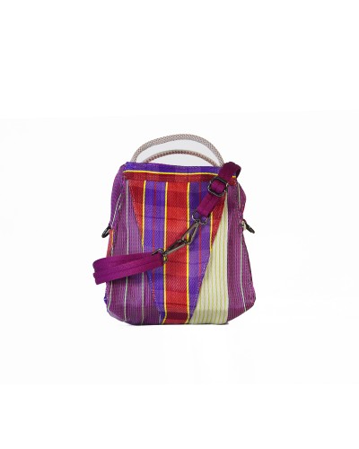 Bolso Petit Folk Magenta| Bolso de Mano y Bandolera | Babachic Shop