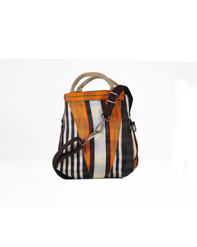 Bolso Petit Orange Grid| Bolso de Mano y Bandolera | Babachic Shop