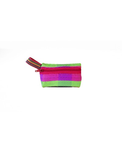 Mini Pocket Pouche Vichy neon Monedero Llavero | Babachic