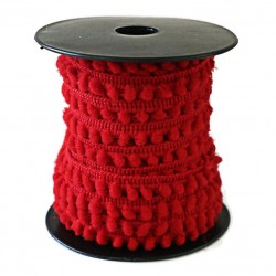 The minis Mini pompom - Red - 10 mm babachic