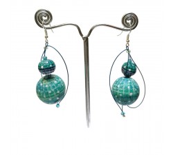 Earrings 1 - Emerald