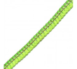 Fringe Tassels ribbon - Yellow/Green fluo - 15 mm
