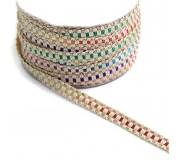 Braid Ethnic braid - Multicolor - 10 mm babachic