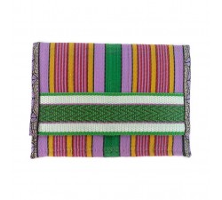 Wallets Recycled purple/green plastic wallet Babachic by Moodywood