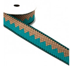 Ribbons Afro ribbon - Green - 35 mm babachic
