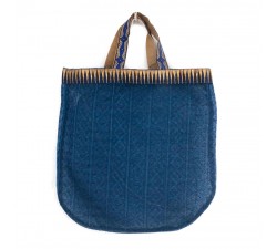 Transparent handbag Golden blue tote bag Babachic by Moodywood