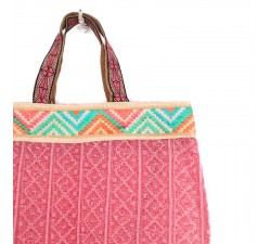 Transparent handbag Graphic light pink tote bag Babachic by Moodywood