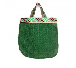 Transparent handbag Graphic green tote bag Babachic by Moodywood