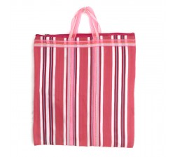 Tote bags Pink Indian striped simple bag Babachic by Moodywood