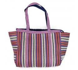 Tote bags Cabas simple prune et violet Babachic by Moodywood