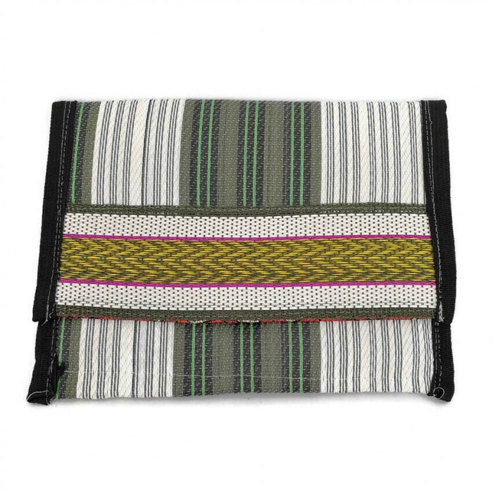 Ethnic khaki purse